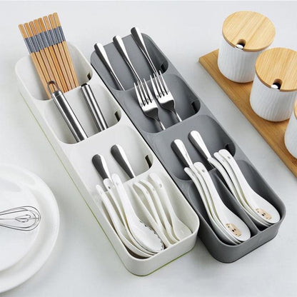 Drawer cutlery organizer