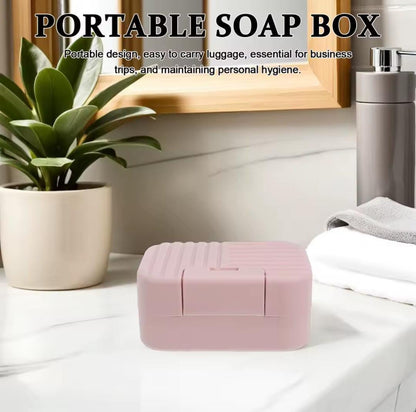 Portable travel soap holder