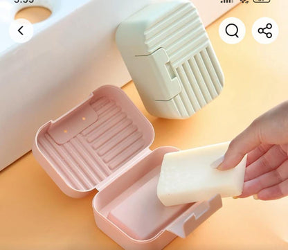 Portable travel soap holder