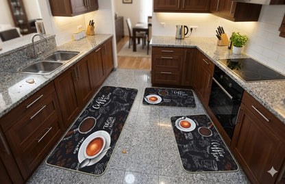 High quality three Pieces kitchen mat 