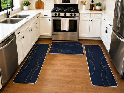 High quality three Pieces kitchen mat 