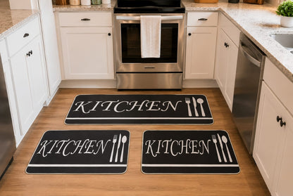 High quality three Pieces kitchen mat 
