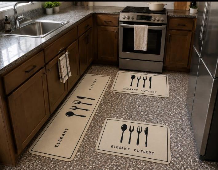 High quality three Pieces kitchen mat 