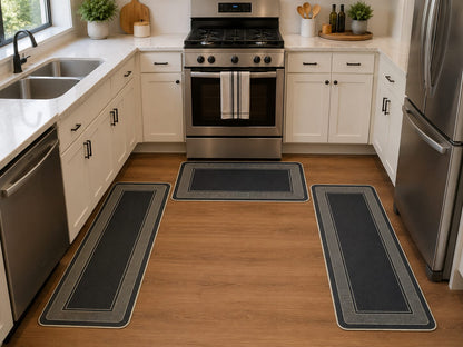 High quality three Pieces kitchen mat 