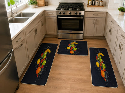 High quality three Pieces kitchen mat 