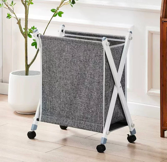 Laundry Basket with Stand & Wheels