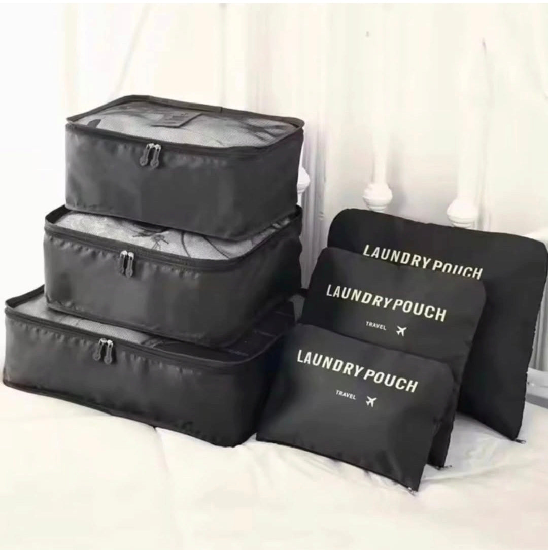 6pcs Luggage Travel Organizers For Suitcase 
