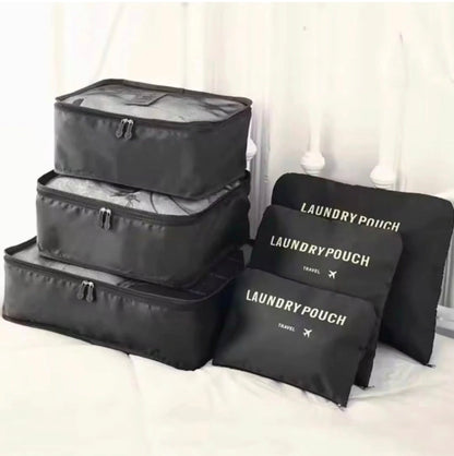 6pcs Luggage Travel Organizers For Suitcase 