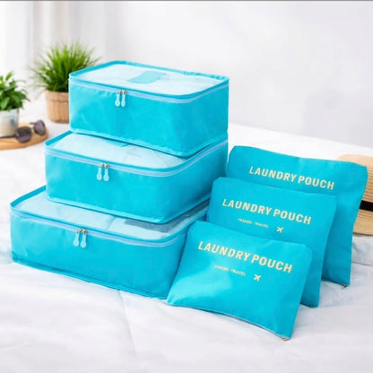 6pcs Luggage Travel Organizers For Suitcase 