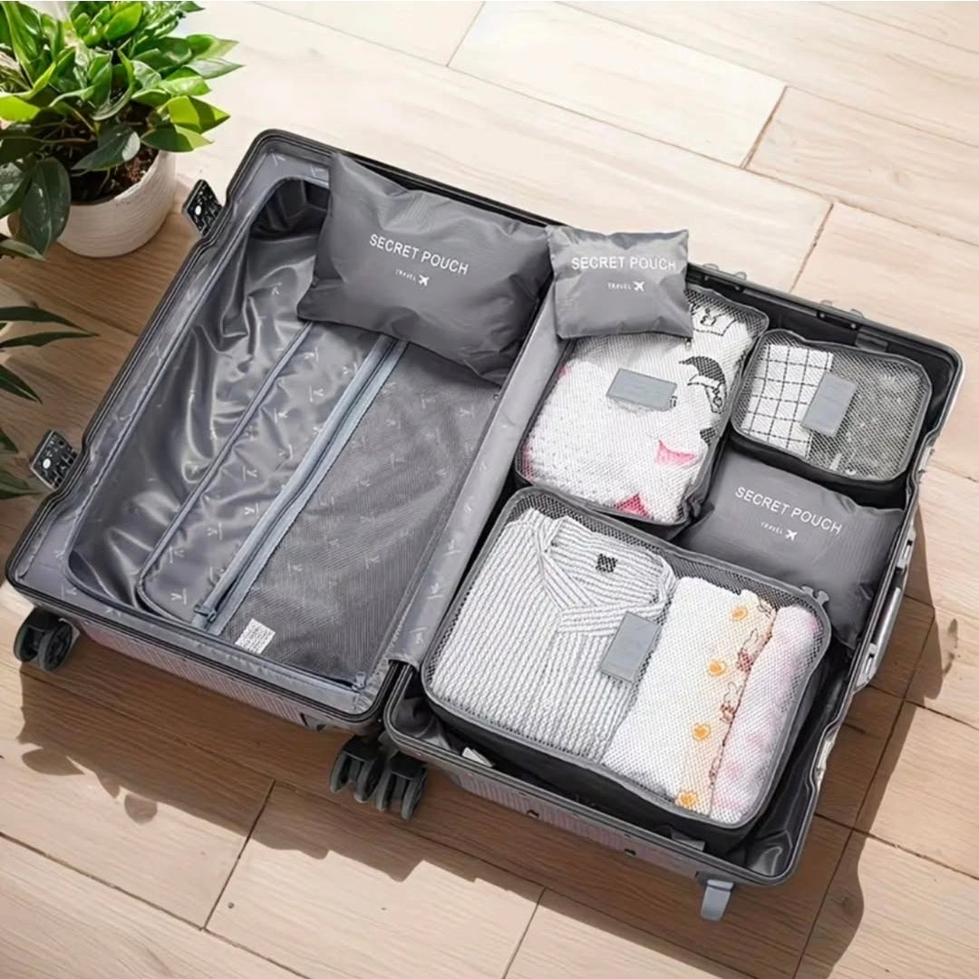 6pcs Luggage Travel Organizers For Suitcase 