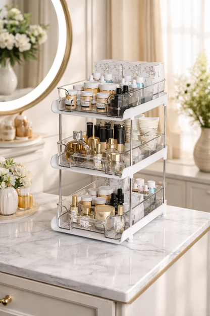3 layer Multifunctional storage rack/spice rack